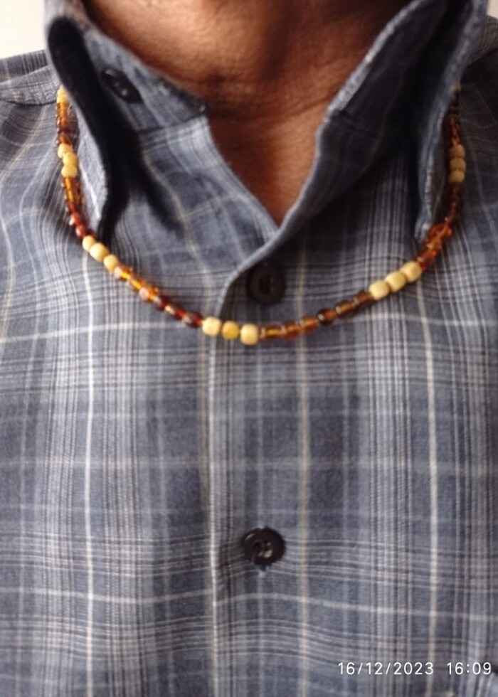 DAMLA KEHRİBAR KOLYE - Görsel 2