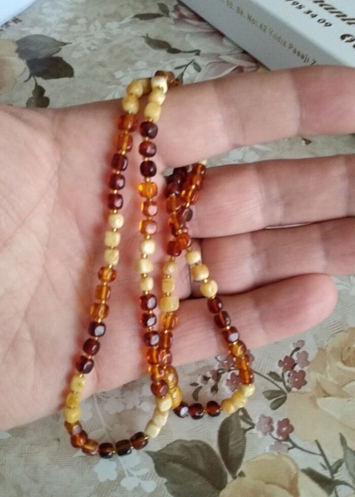 DAMLA KEHRİBAR KOLYE - Görsel 5