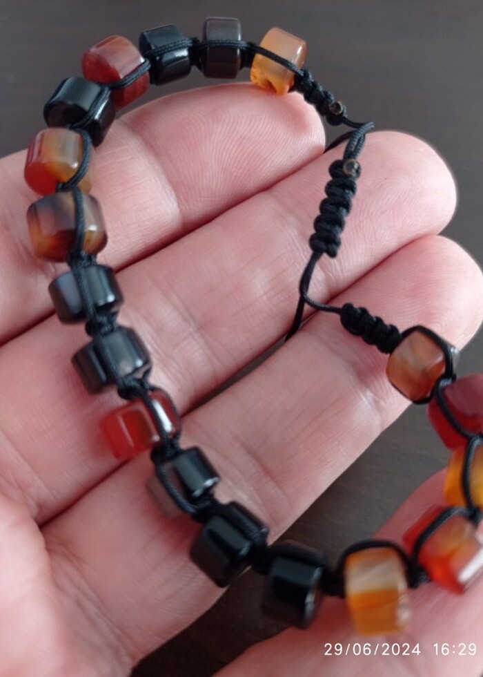 AKİK TAŞI BİLEKLİK - Görsel 2