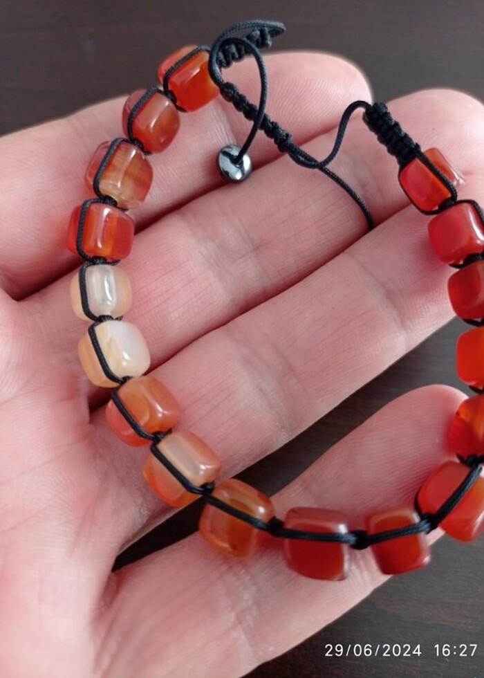 AKİK TAŞI BİLEKLİK - Görsel 2