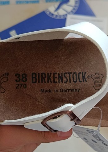 36 Beden beyaz Renk BİRKENSTOCK TERLİK