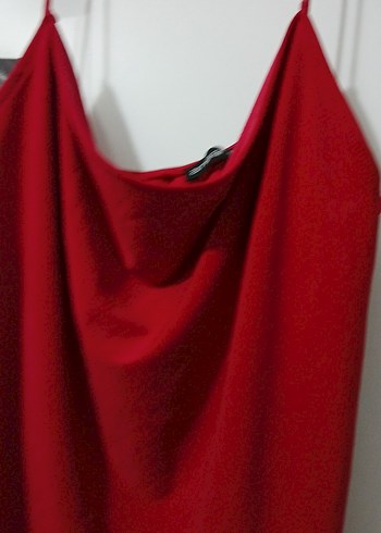 Kırmızı Drapeli Askısız Mini Atlet - Görsel 2