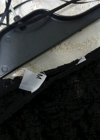 Siyah Dantel Detaylı Uzun Kollu Gotik Bluz - Görsel 5