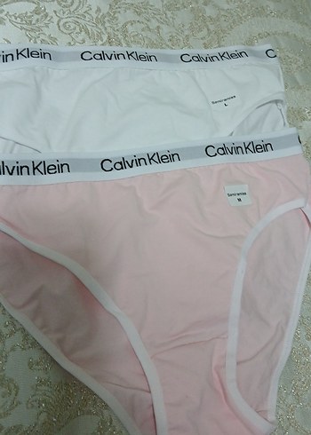 Calvin Klein Kadın Pastel Pembe Midi Külot - Görsel 5