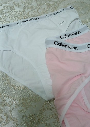 Calvin Klein Kadın Pastel Pembe Midi Külot - Görsel 2