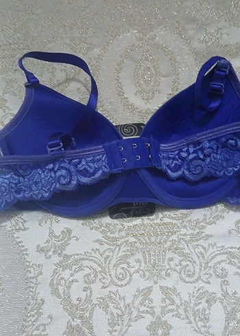 Mini Koyu Mavi Parlak Sütyen - Görsel 3