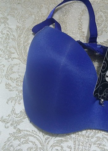 Mini Koyu Mavi Parlak Sütyen - Görsel 2