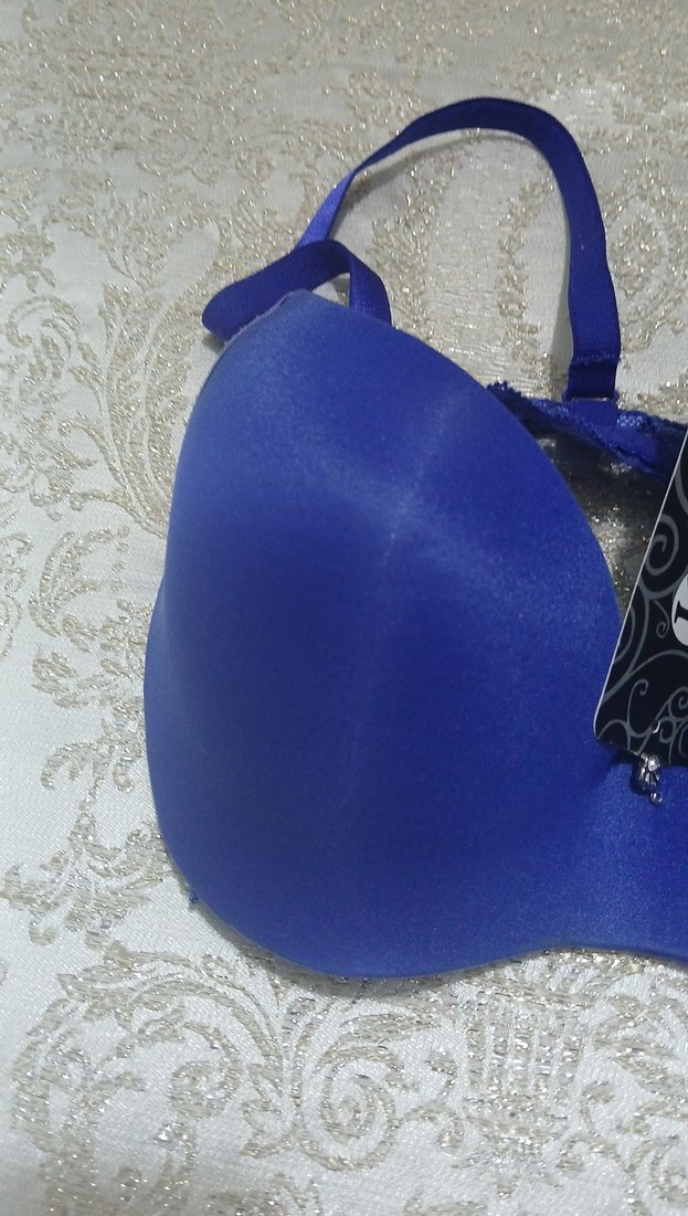 Mini Koyu Mavi Parlak Sütyen - Görsel 2