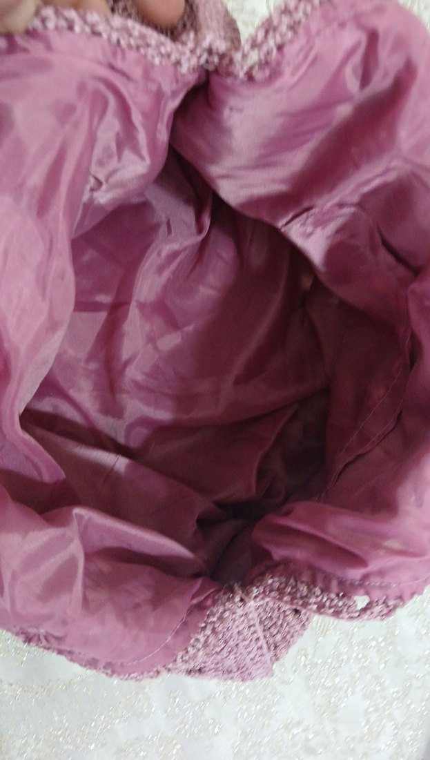 El örgüsü  içi  astarli kol çantası - Görsel 4