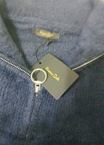 Lacivert Kadın Örgü Sweatshirt - Görsel 2