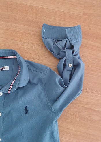 s Beden mavi Renk Erkek Mavi Denim Uzun Kollu Gömlek