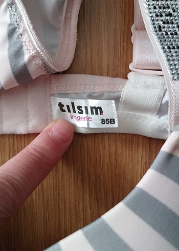 Çizgili Spor Sütyen ve Mini Atlet - Görsel 2