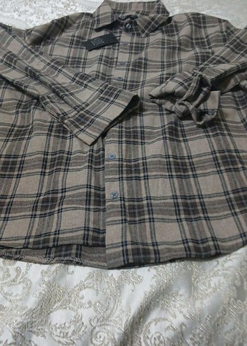 Bayan kareli Street Wear Gömlek - Görsel 2