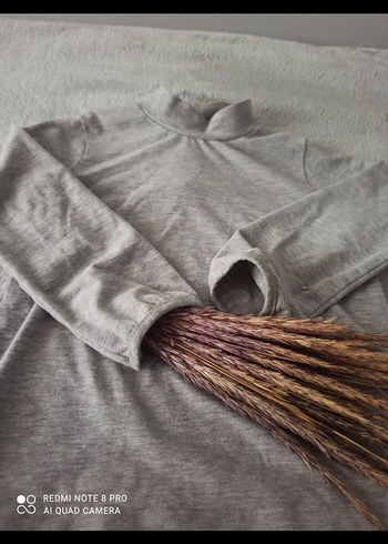 Gri Kadın Balıkçı Yaka Triko - Görsel 2