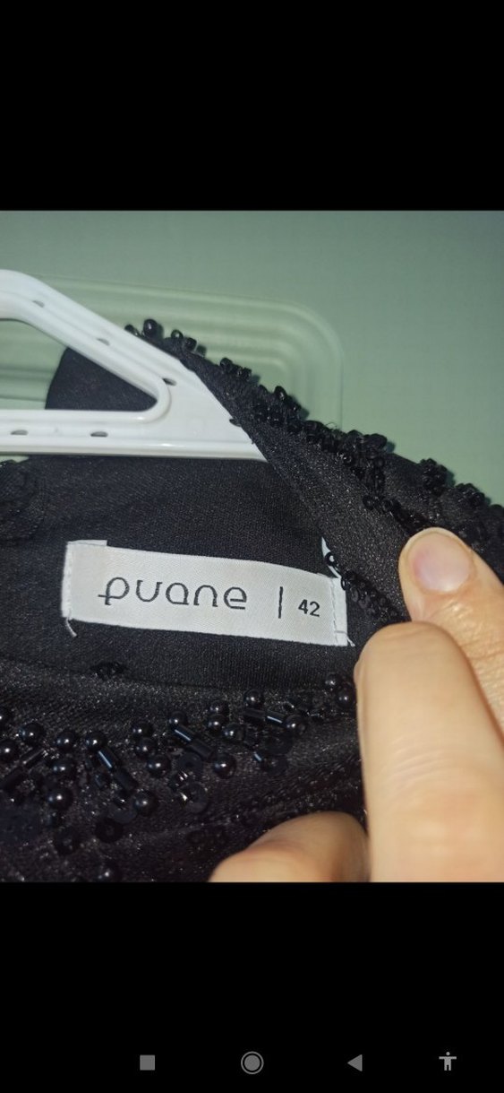 siyah abiye elbise - Görsel 5