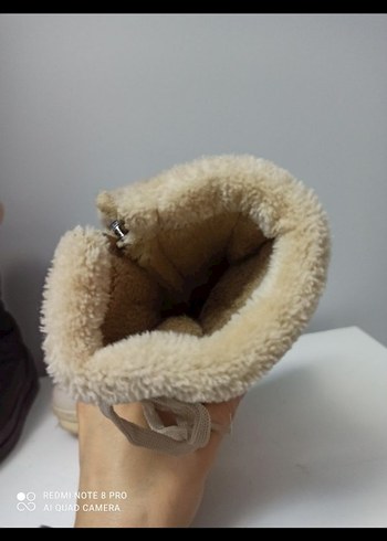 Bej Kürklü Kız Çocuk Botu - Görsel 6