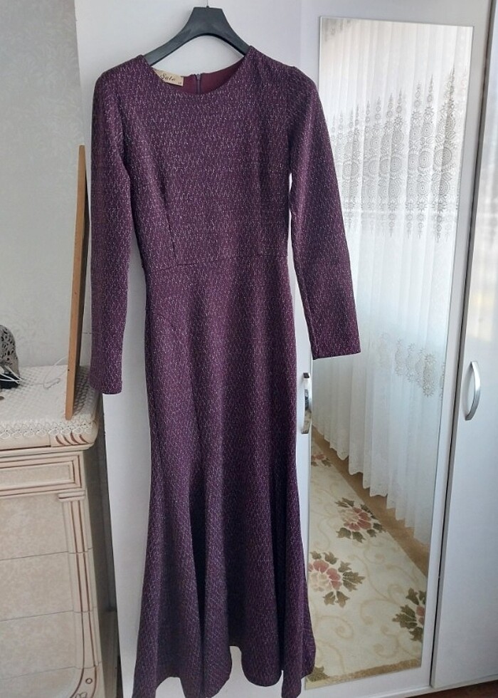 Tesettür balık model abiye - Görsel 2