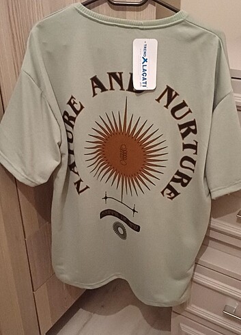 Kadın Çağla Yeşili Bisiklet Yaka tshirt