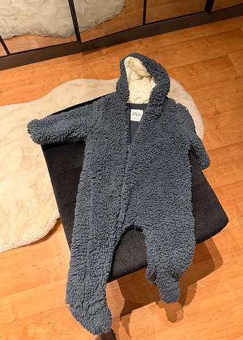 Laciver Kürklü Bebek Tulumu - Görsel 2