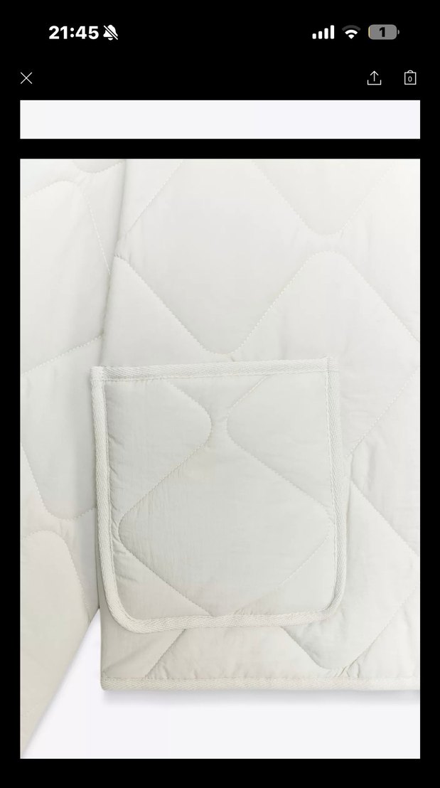 Zara Düğmeli Beyaz Kadın Ceket - Görsel 2