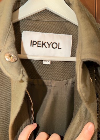 İpekyol Düğmeli, Nakış Detaylı Bej Kadın Ceket - Görsel 3