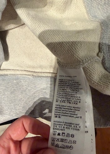 Gri Tommy Jeans Sweatshirt - Görsel 2