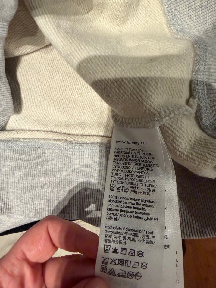 Gri Tommy Jeans Sweatshirt - Görsel 2