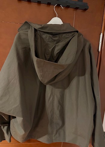 Düğmeli Kadın Midi Keten Trençkot - Görsel 4