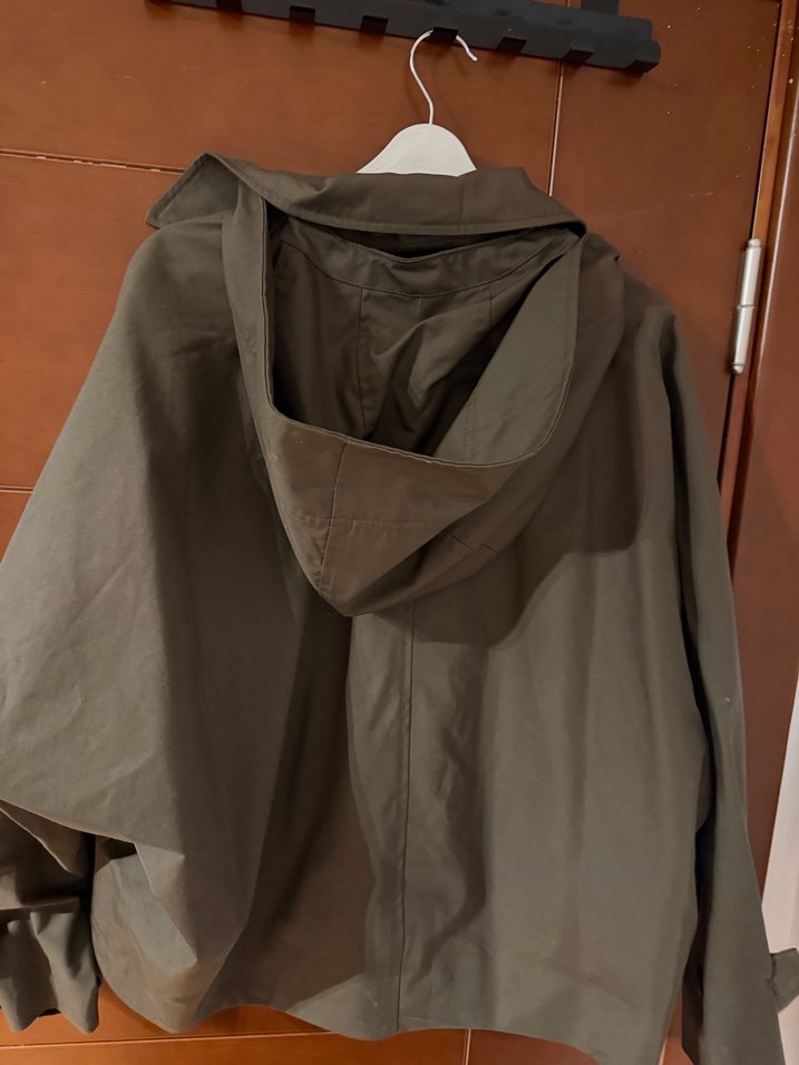 Düğmeli Kadın Midi Keten Trençkot - Görsel 4