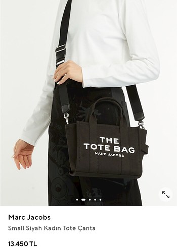 Marc Jacobs Marc Jacobs Siyah Küçük Kadın Tote Çanta