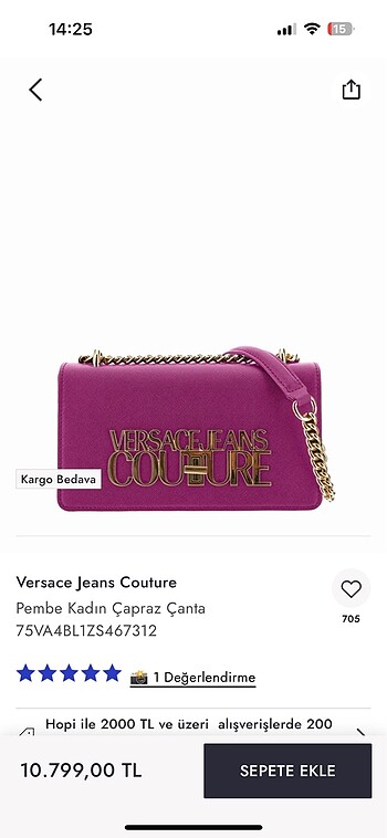Versace çanta