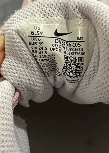 39 Beden Nike ayakkabı