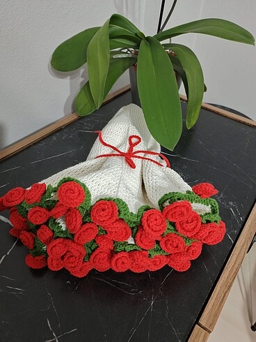 Buket gül battaniye