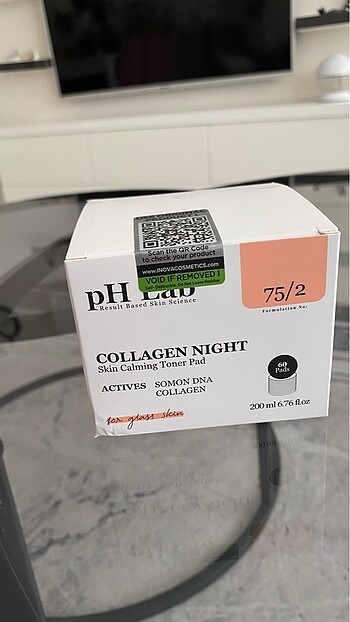 pH Lab collagen nıght toner pad
