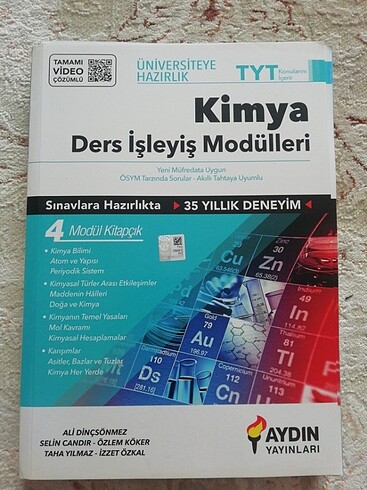 Aydın yayınları kimya ders işleyiş modülleri