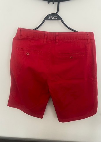 Kemerli Haki Erkek Keten Şort - Görsel 6