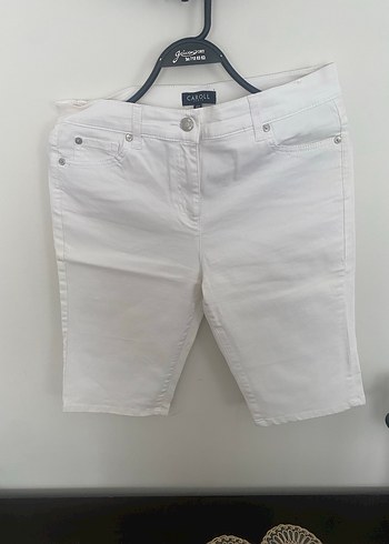 Kemerli Haki Erkek Keten Şort - Görsel 9