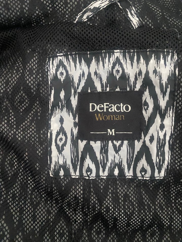 Kürk Detaylı Desenli Bohem Hamile Kabanı - Görsel 4