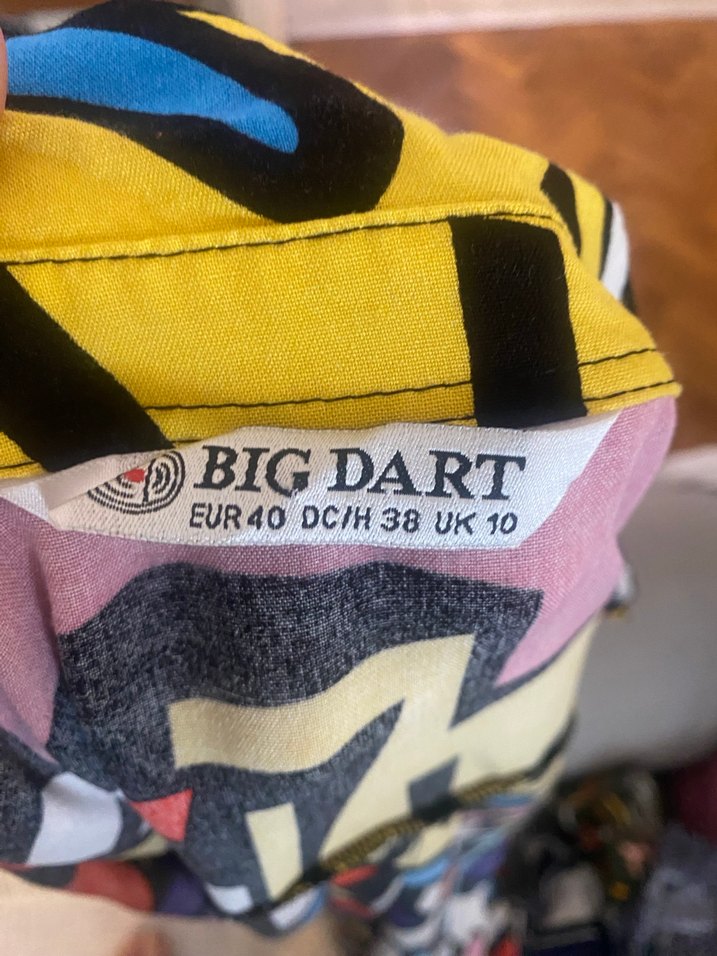 Uzun Kollu Renkli Desenli Kadın Gömlek - Görsel 3