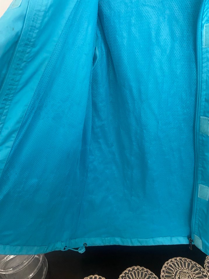 Mavi Parlak Erkek Yağmurluk ve Rüzgarlık - Görsel 3