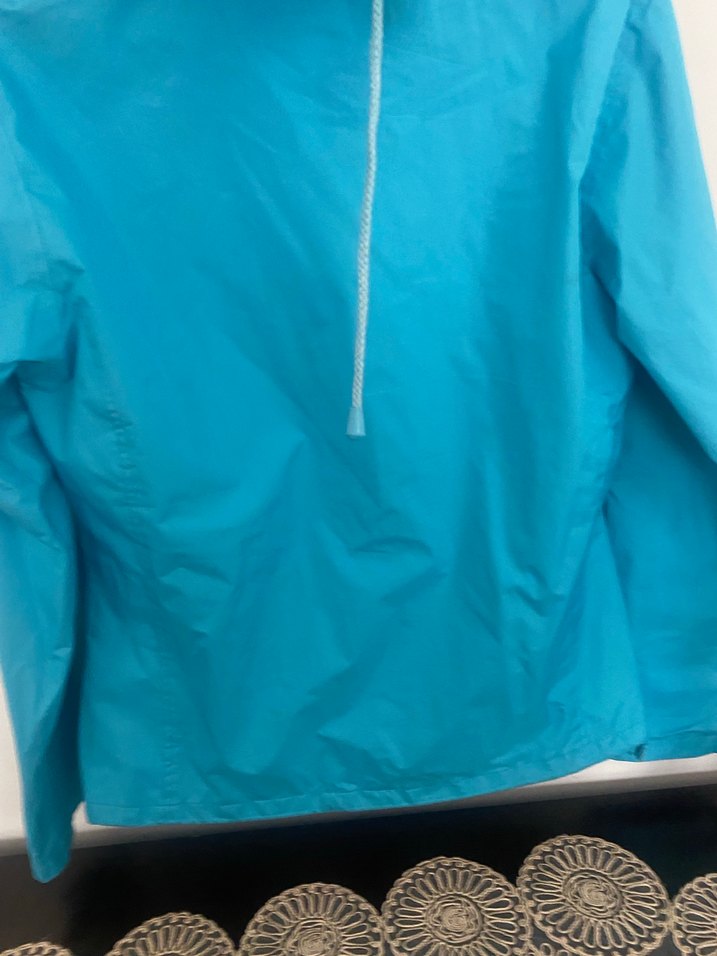 Mavi Parlak Erkek Yağmurluk ve Rüzgarlık - Görsel 2