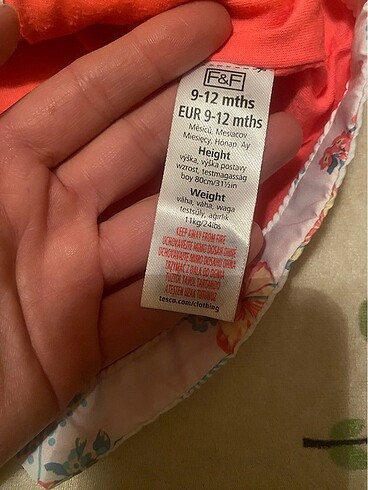 9-12 Ay Beden çeşitli Renk Kız bebek yağmurluk 9-12 ay
