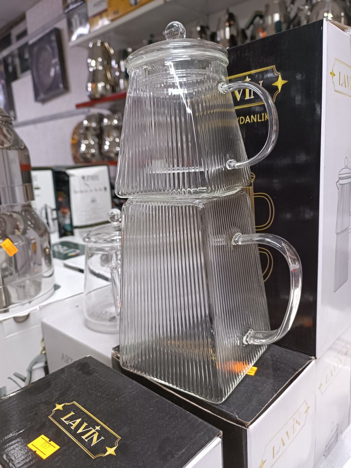 LAVİN Cam Çaydanlık Seti - Görsel 2