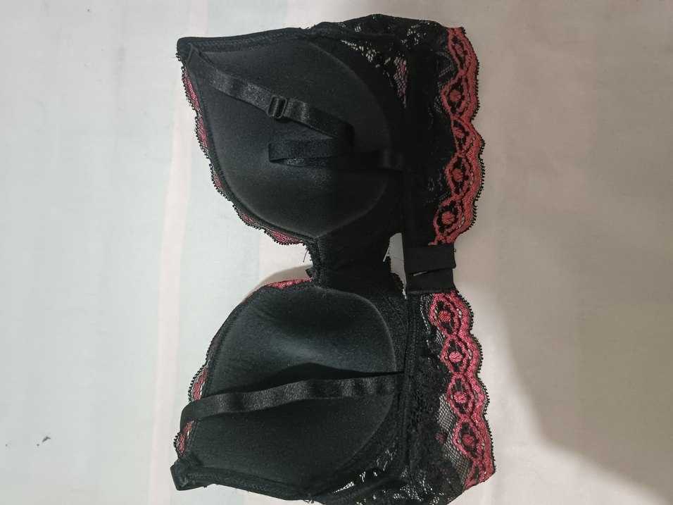 Nakışlı Siyah Gotik Midi Sütyen 85 beden - Görsel 2