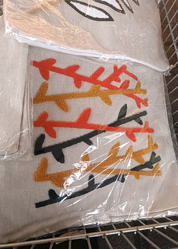 Nakışlı Bohem Kırlent Kılıfı - Görsel 2