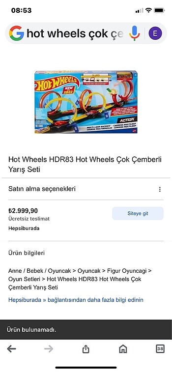  Hot wheels çoklu çember fırlatma