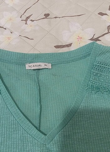 xl Beden turkuaz Renk Kadın bluz