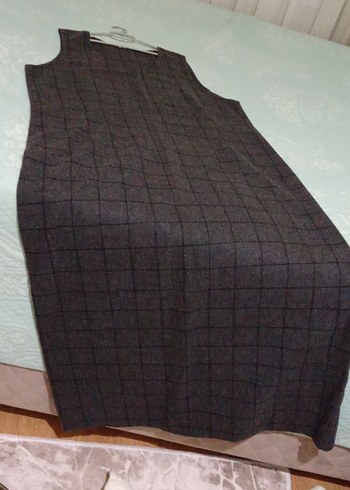 Gri kışlık kumaştan jile - Görsel 2