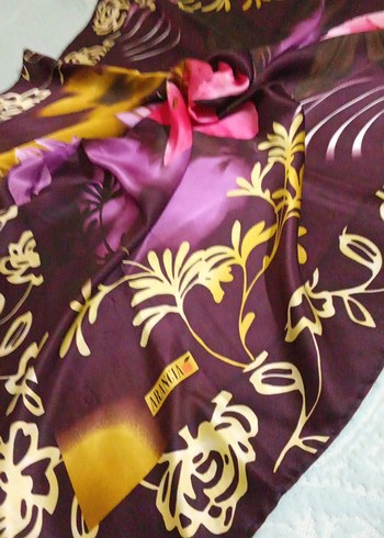 ARANCİA marka ipek eşarp - Görsel 3