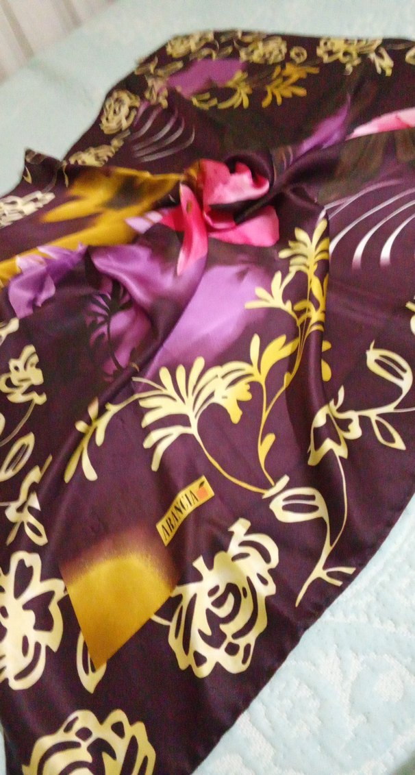 ARANCİA marka ipek eşarp - Görsel 3